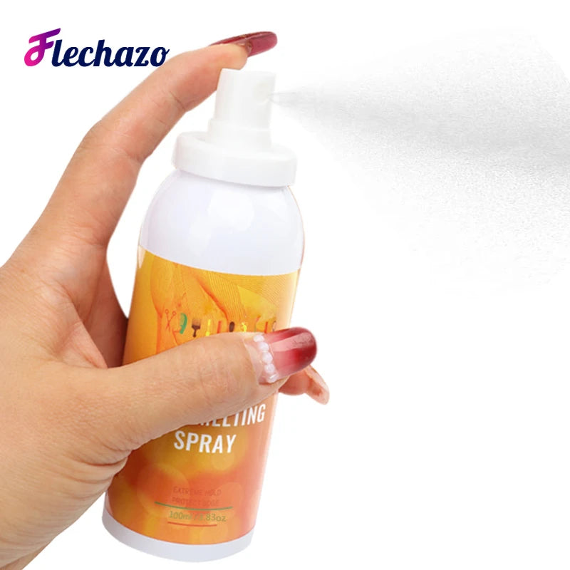 Lace Melting Spray 100Ml Dry Fast Lace Hold Wig Glue Spray For Lace Front Wigs Daily Use Quick Weave Wear Lace Melted Spray