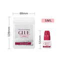 Lash Glue Low Smell 1-2 Seconds Quick Dry Glue For Eyelash Extension Long Lasting 40 to 60 Days Grafting Lashes Glue 5ml 10ml