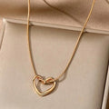 2pcs Couple Lock Key Heart Puzzle I Love You Pendant Couple Necklace Pendants Necklaces for Lovers Valentine's Day Jewelry Gifts