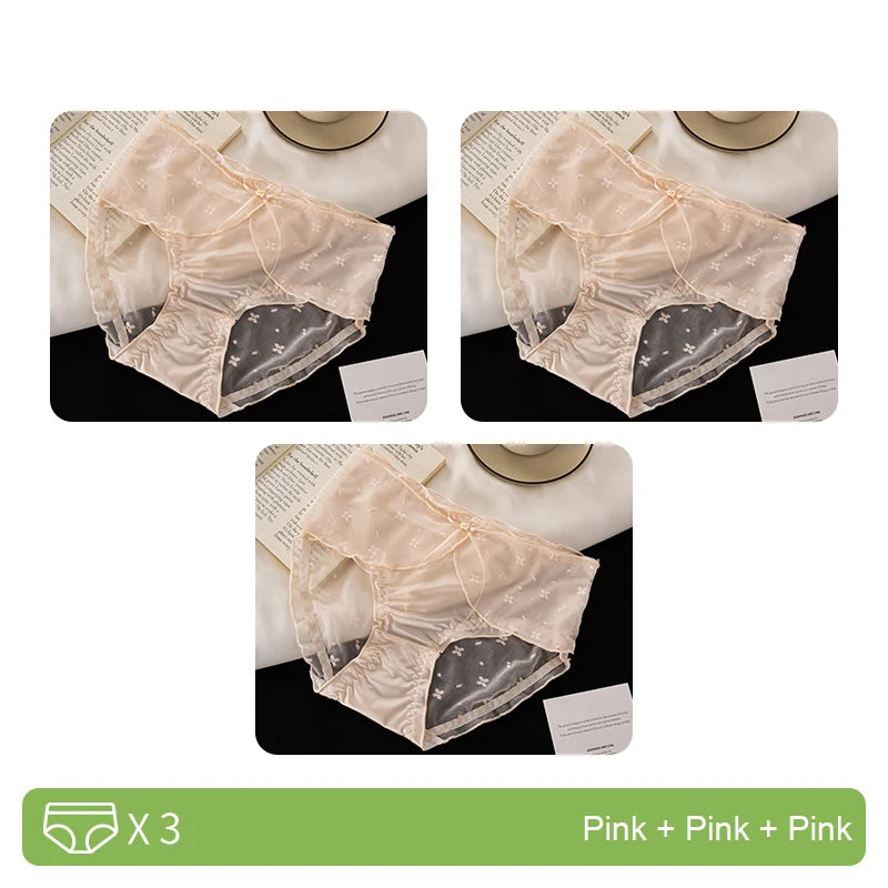 Seamless Panties for Underpants Women Underwear Fashion Sexy Panties Set Pack Transparent Linergie Women's Lingerie Micro Briefs
