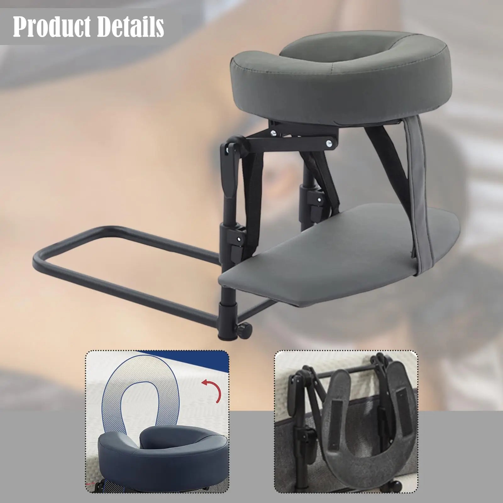 Desktop and Home Mattress Massage Kit Multi Function Comfortable Siesta Artifact Adjustable Face Down Pillow for Beauty Bed SPA