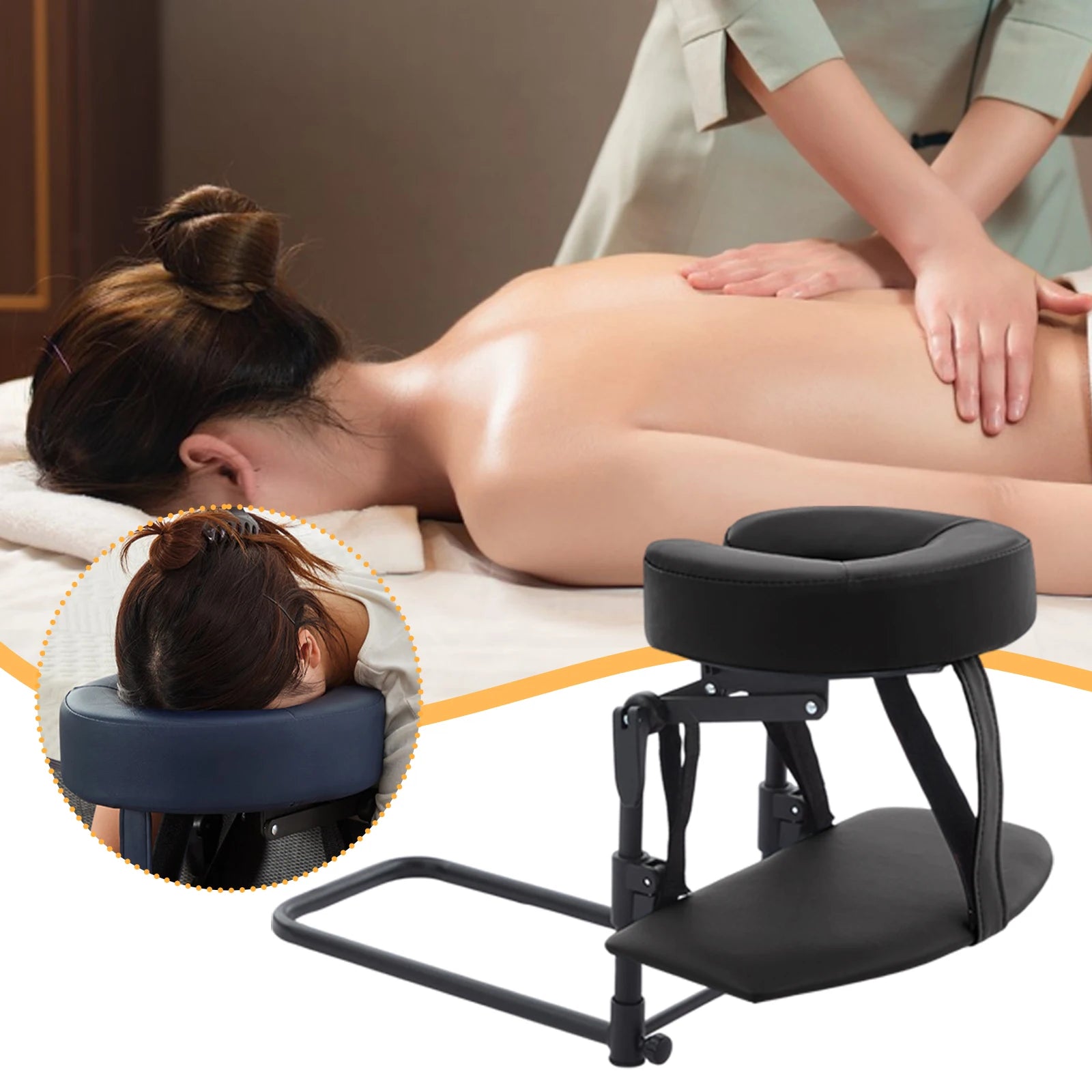 Desktop and Home Mattress Massage Kit Multi Function Comfortable Siesta Artifact Adjustable Face Down Pillow for Beauty Bed SPA