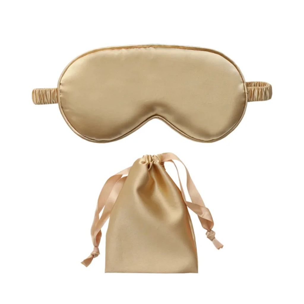 Satin Travel Shading Eyepatch Sleep Eye Mask Lightweight Sleep Blindfold for Nap Restnightview Soft Elastic Strap Eyeshade
