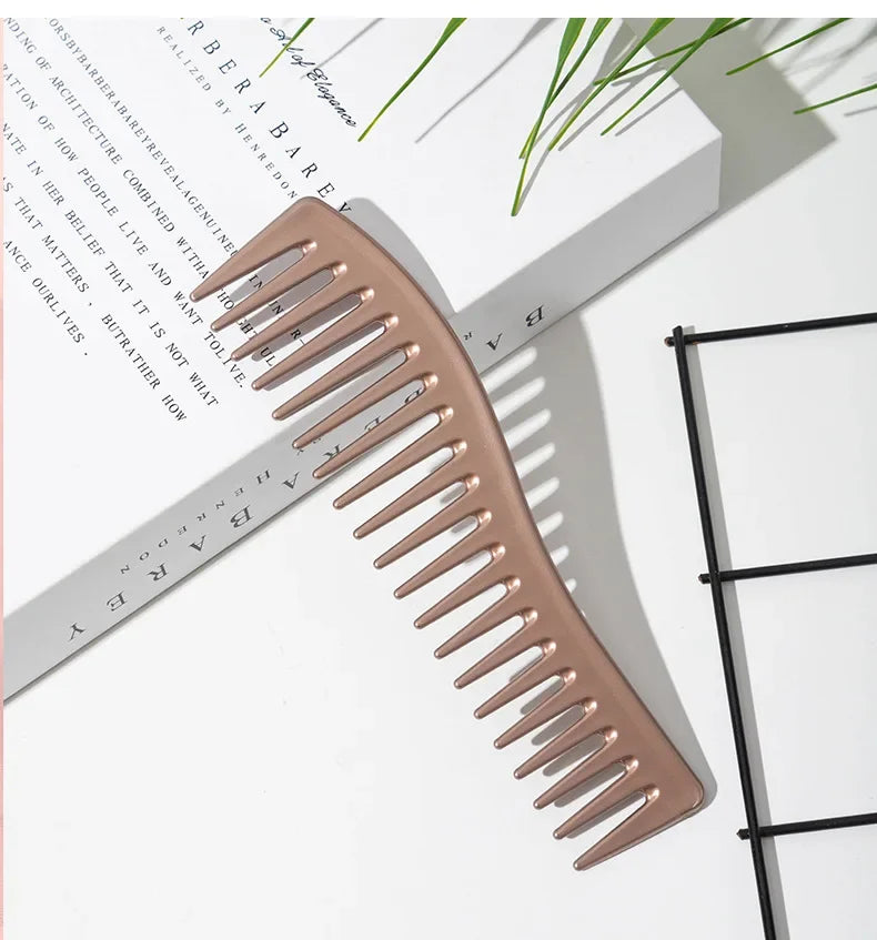 Wide Tooth Hairdressing Comb Resin Hair Brush Large Wide Tooth Comb Haircut Tools Salon Barber Combs Fashion Styling Accessories