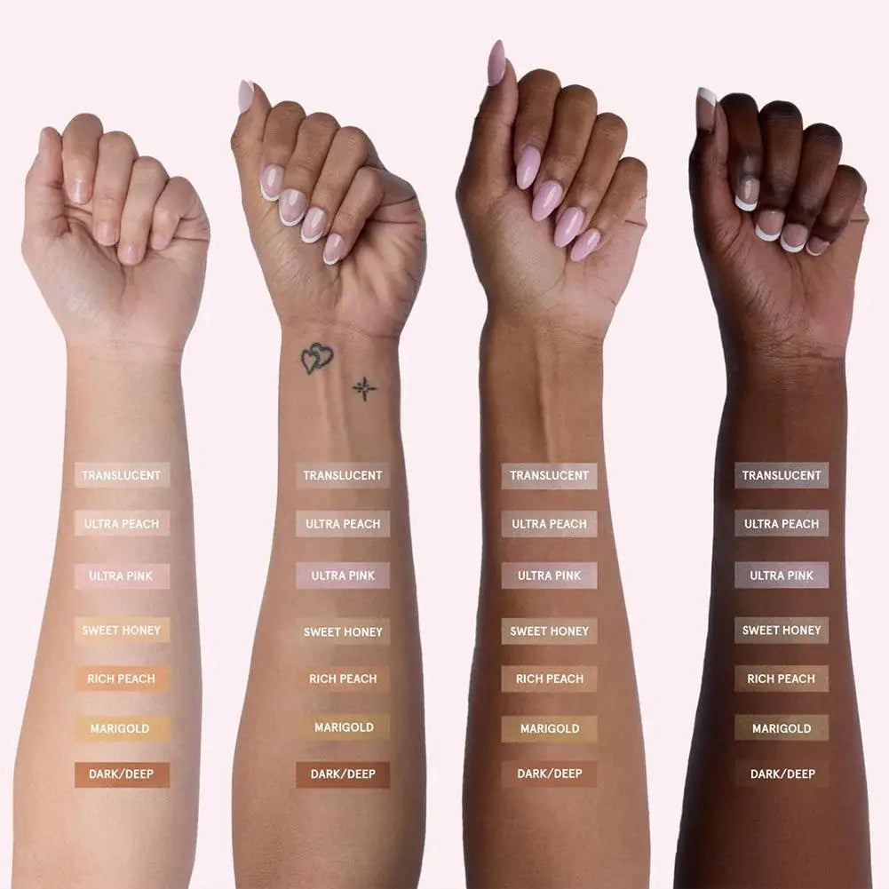 6 Color Setting Powder Matte Lasting Oil Control Hidden Honey Powder Pore Setting Powder&143ml Waterproof Setting Powder Spray