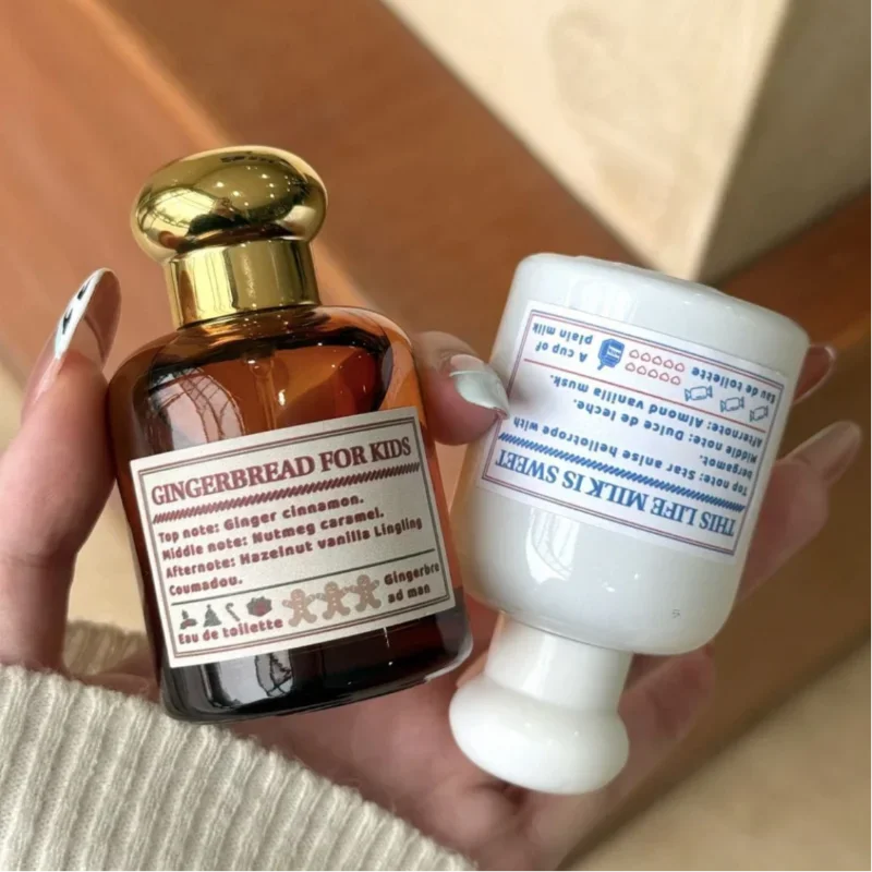 Milk Caramel Oriental Cuisine Perfume Spray,Dessert Shop Series Women Lasting Scent,Almond/Vanilla/Musk/Cinnamon Fragrance Mist