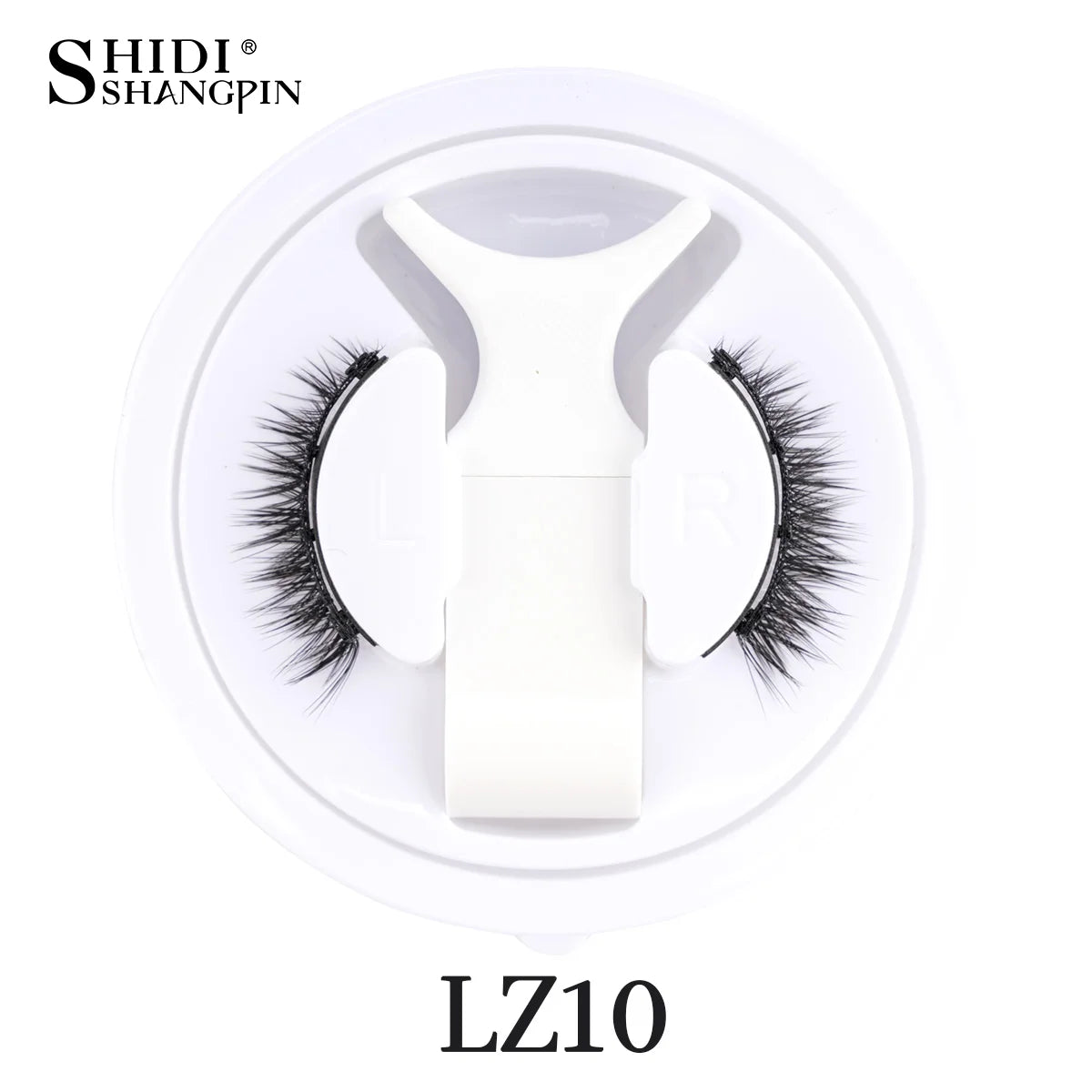 1 Pair Magnetic Lashes For Eye With Winged Ends Soft Reusable Magnetic Eyelashes Natural Look 3D False Lashes Makeup With Tool