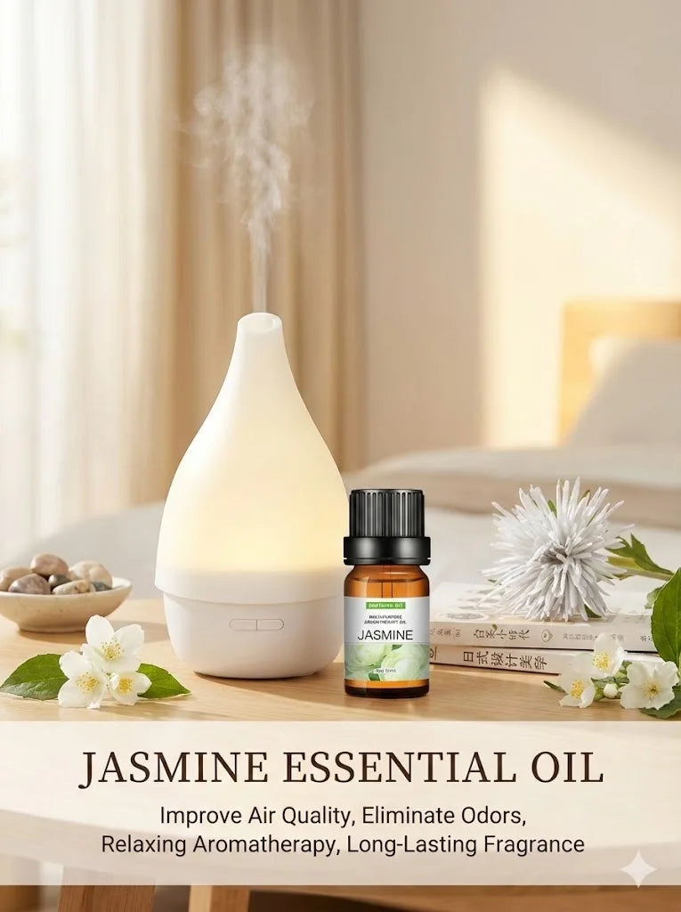 10ml Pure Natural Plant Essential Oil Aromatherapy Oil for Bedroom Bathroom Car Air Freshener Fragrance Oil Aromatic Oil
