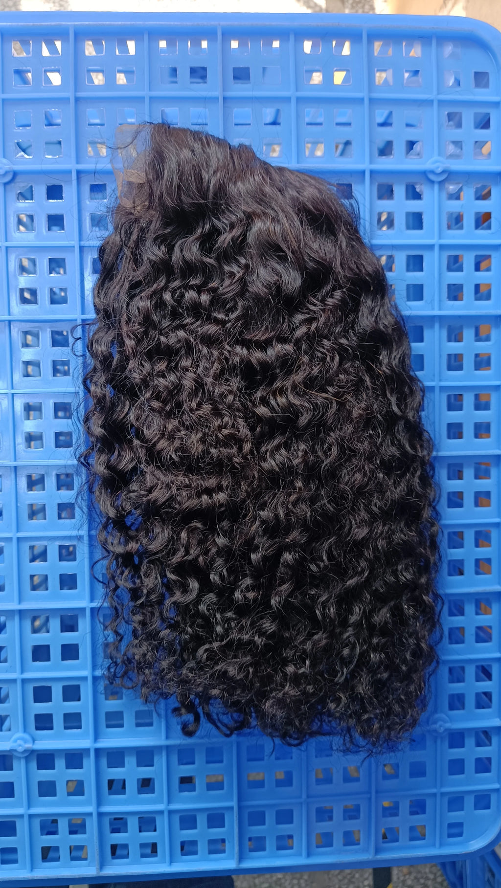 Human Hair Bob Pixie Cut Wig Double Knots Glueless Curly Water Wave 13x4 Pre-Cut Bleached No Glue Wig Remy 30s Easy Install