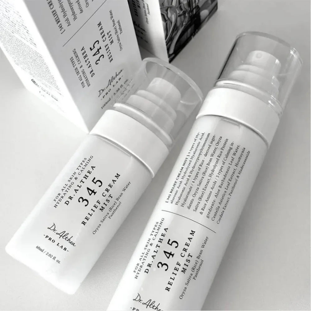 Dr. Althea 345 Relief Cream Mist Double Layer Spray Moisturizing Essence Hydration Mist Sensitive Skin Refreshing Fine Skin Care