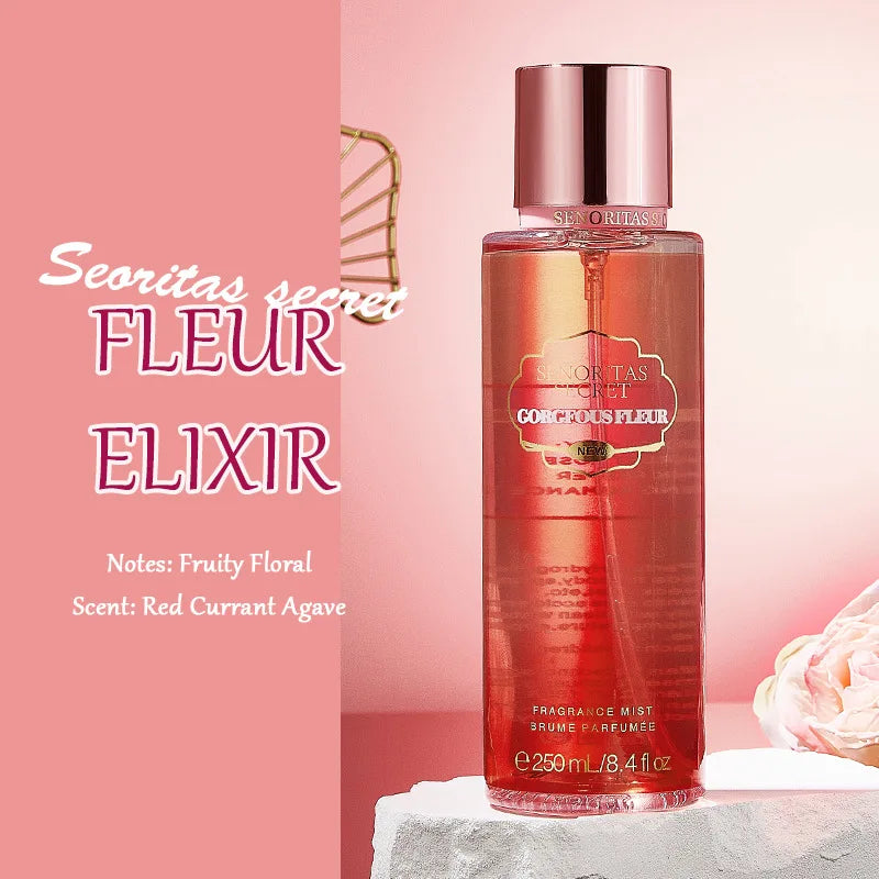 Original Perfume Vanilla Flower Fruit 250ml Fragrance Mist Scent Light Long Lasting Fragrance Women's Perfume Charming Gift