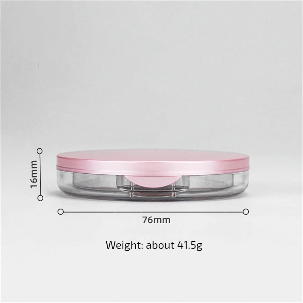 Small Portable Powder Case Empty Makeup Box 5 Gram Cosmetic Container Travel Size Containers Compact Powder