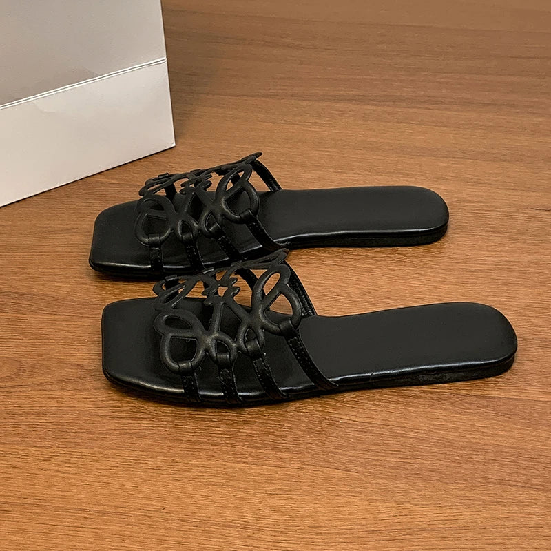 Women's Sandals Summer Slipper Ladies Slides Sandals Fashion Design Beach Flip Flops Flat Shoes Shoes for Women Slippers Zapatos