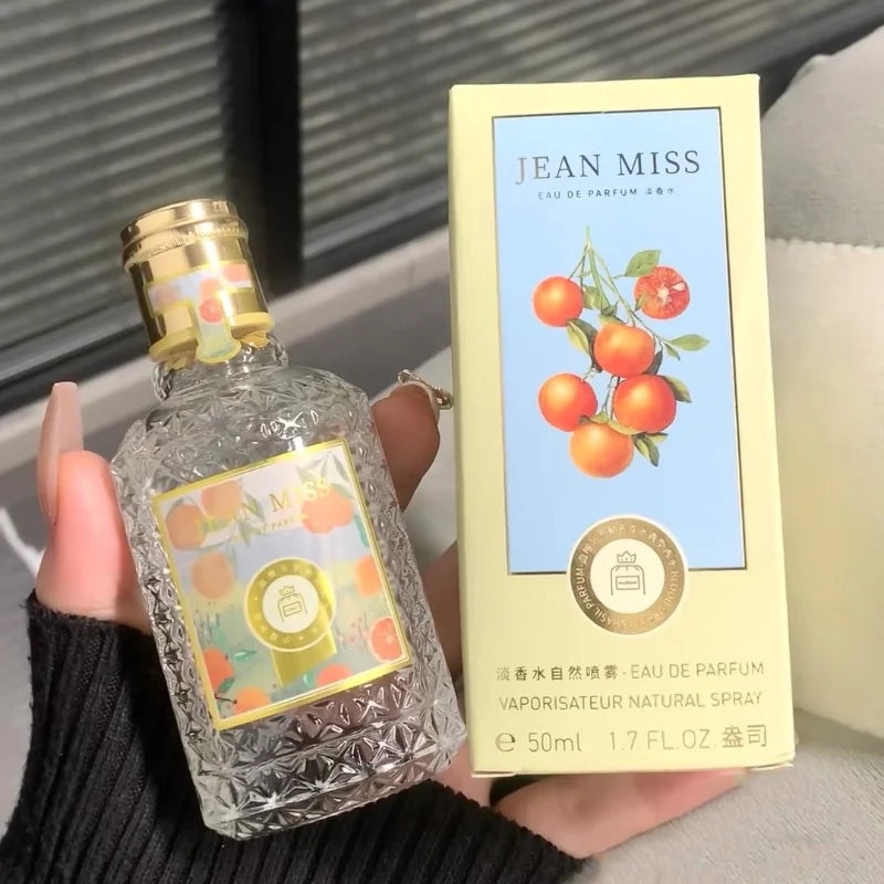 Floral Woody Perfume Natural Fresh Rose Musk Lasting Fragrance Eau De Toilette Flirting Pheromone Romantic Citrus Perfume 50ml