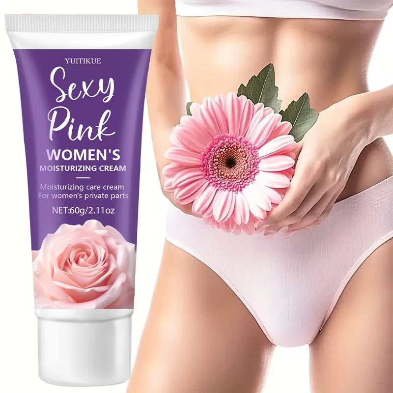 Women's Intimate Moisturizing Cream 60g - Honey Peach Essence, for Snowy Glow & Elastic Smooth Skin, Exquisite Goddess Care