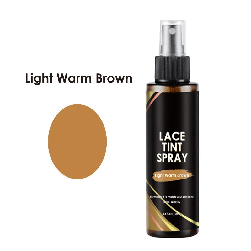 Lace Tint Spray For Wig Seamless Finish 100Ml Lace Tint Melting Mousse For Invisible Hairlines Long Lasting Wig Repair Tools