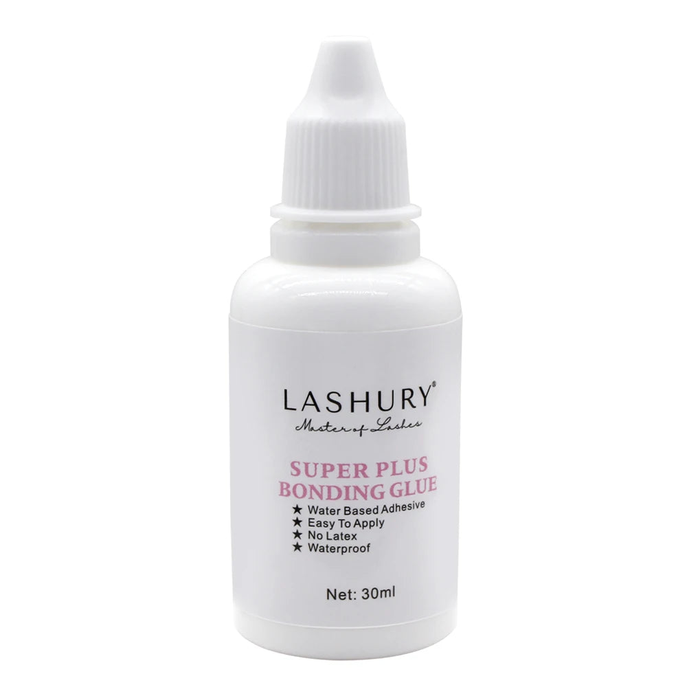 Lashury Black White Glue Remover Kit Anti Allergic Waterproof Hair Eyelashes Extension Bonding Glue Strong Powerful Long Lasting