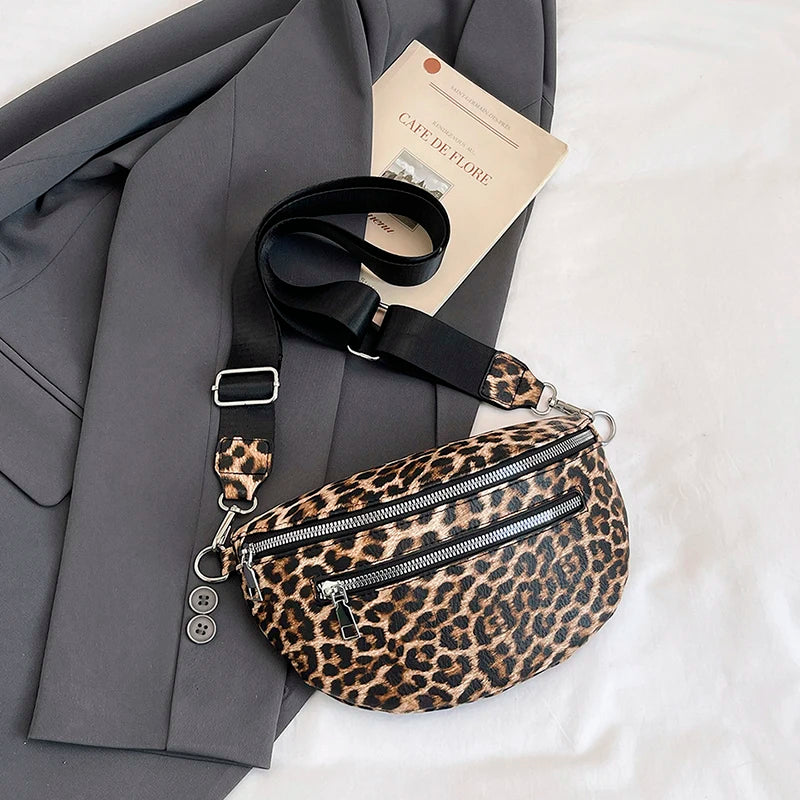 Fashion Simple Waist Bag Woman Chest Pack phone Purse Leather Fanny Pack Luxury Belt Bag 2026 New Ladies Shoulder Crossbody Bags