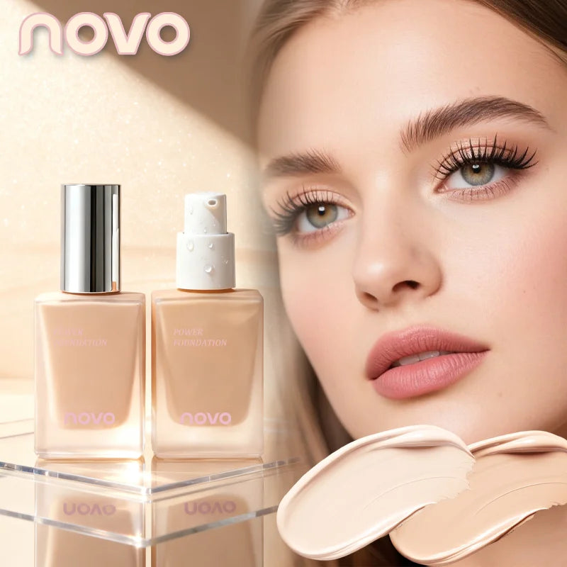 Liquid Foundation With Hyaluronic Acid & Vitamin E, Evens Skin Tone + Reduces Dark Spots For A Glowing, Matte Finish, Waterproof