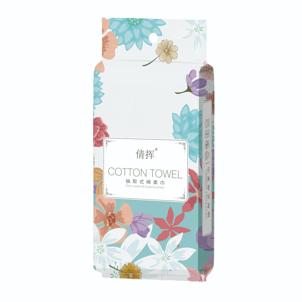 Disposable Cotton Facial Wipes Thickened Pull-Out Facial Cleansing Wipes Soft Cotton Wipes Baby & Household Face Wipes