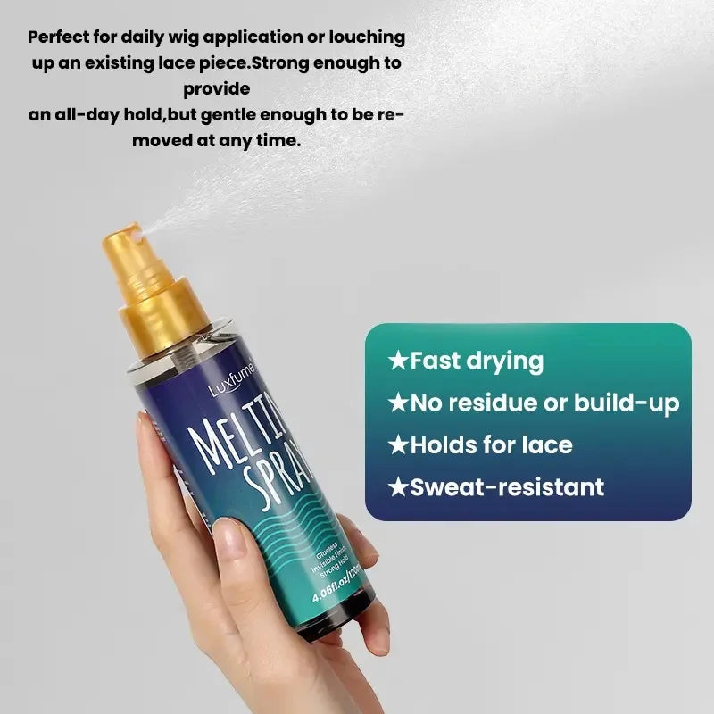 Melting Spray for Lace Wigs Got2b Spray for Wig Got 2b Spray Glue for Lace Front Hair Gel Accessories wig installation kit set