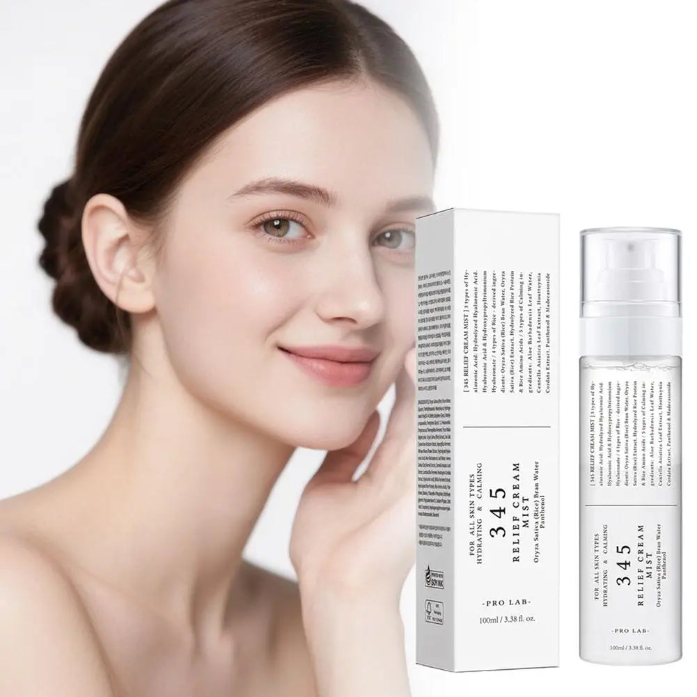 345 Skin Soothing Spray 18ml Hydrating Moisturizer Repair Reduce Redness Improve Dullness Gentle Refreshing Non Sticky Face Mist