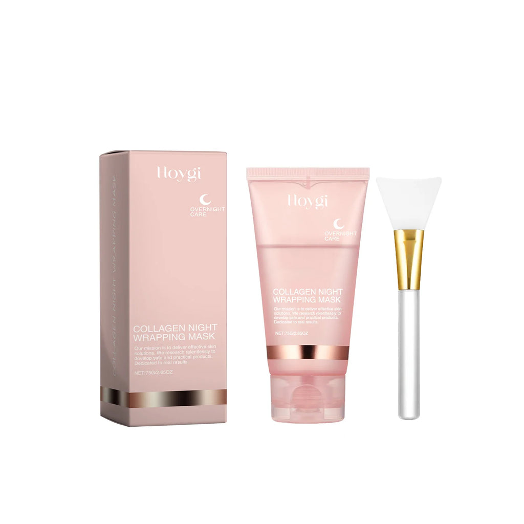 Deep Collagen Mask Peel Off Mask Anti Wrinkle Lifting Face Skin Care Masks Bio Pack Night Wrapping Woman Overnight Skin Hydrates