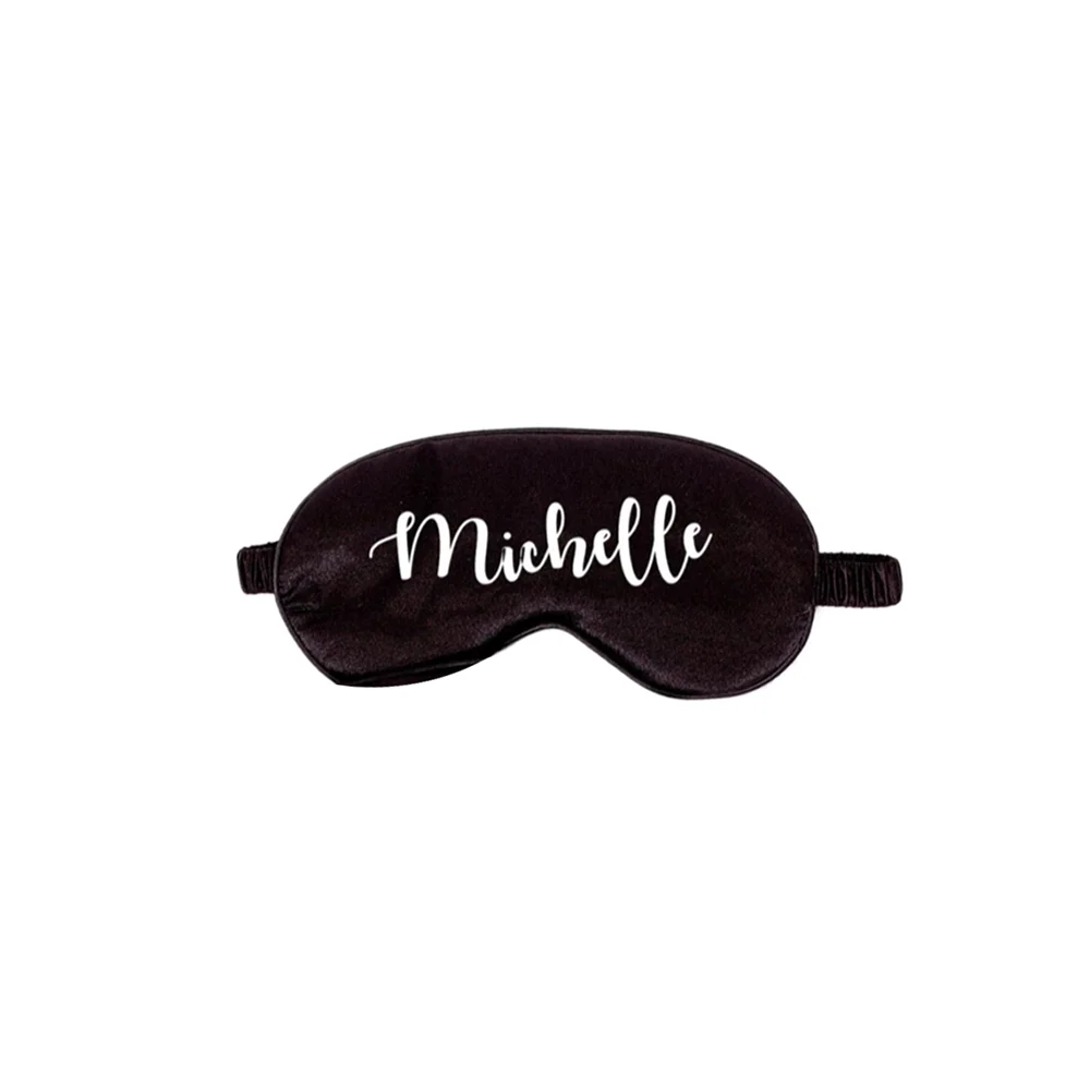 personalized name Satin Sleep Mask Bachelorette Party supplies Bridesmaid Gifts wedding decoration bride to be Sleep Mask