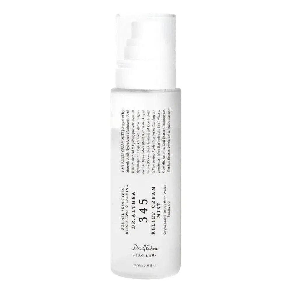 100ML Dr. Althea 345 Relief Cream Mist Moisturizing Spray Double Layer Essence Soothing Hydration Face Refreshing Skin Care