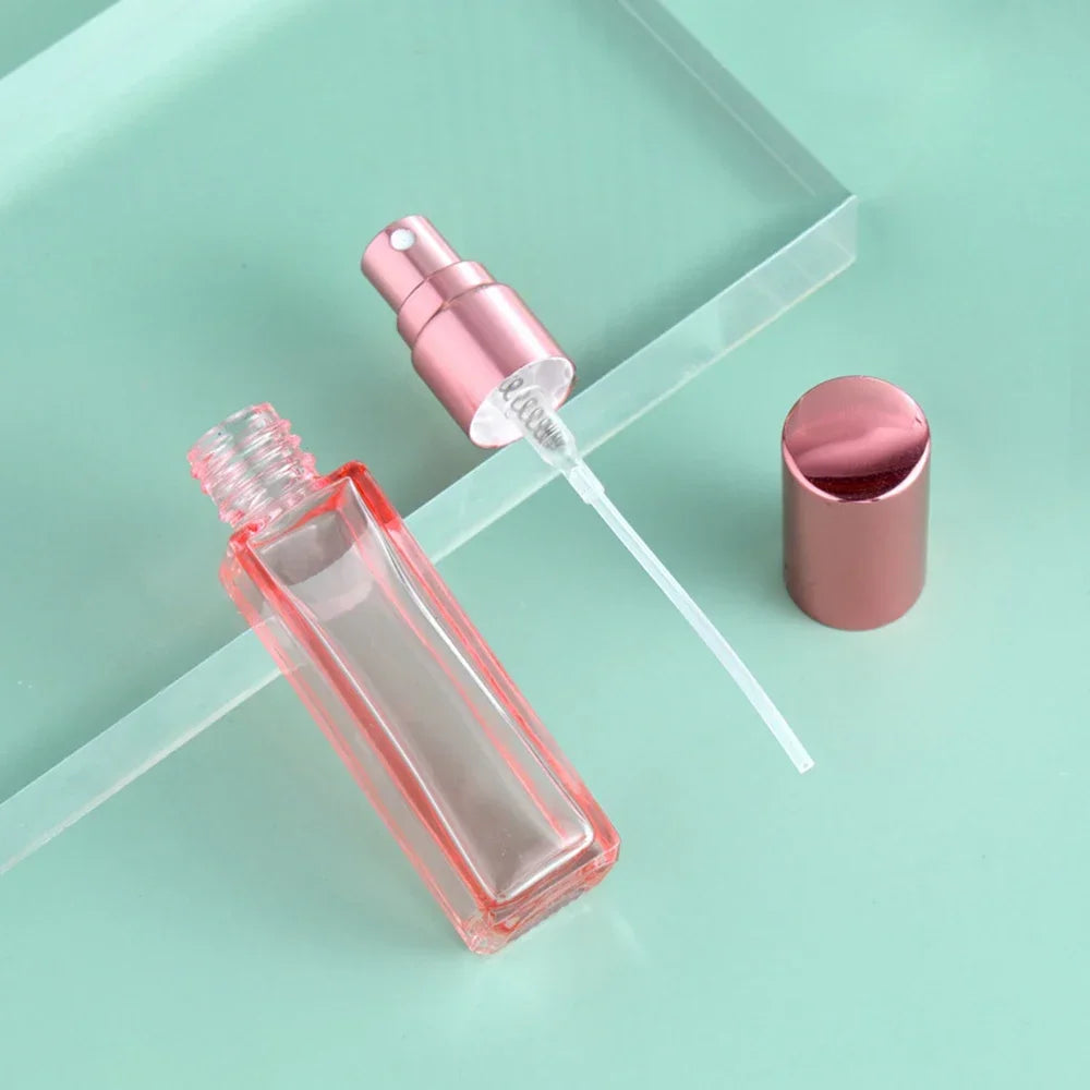 10ml Mini Perfume Spray Bottles Glass Refillable Bottle Portable Travel Oils Liquid Cosmetic Container Perfume Atomizer 여행용