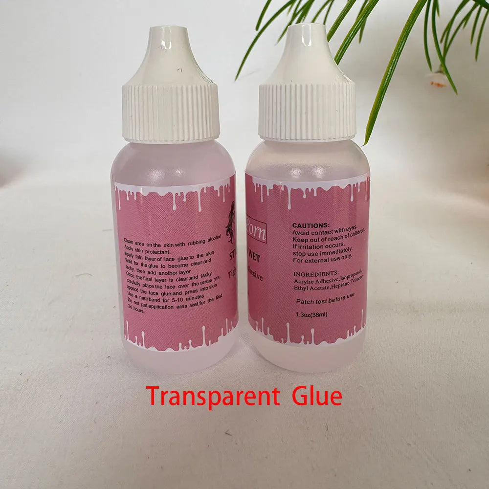 Lace Glue Strong Hold Glue for Wigs and Hair Systems Invisible Bonding Waterproof Hair Replacement Adhesive