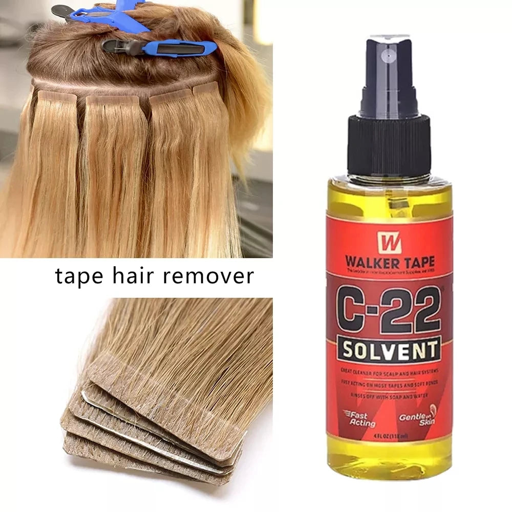 C-22 Hair Solvent Tape Adhesives Remover Quick Removel C22 Citrus Solvent Wig Glue Remover Wig Adhesive Remover Spray
