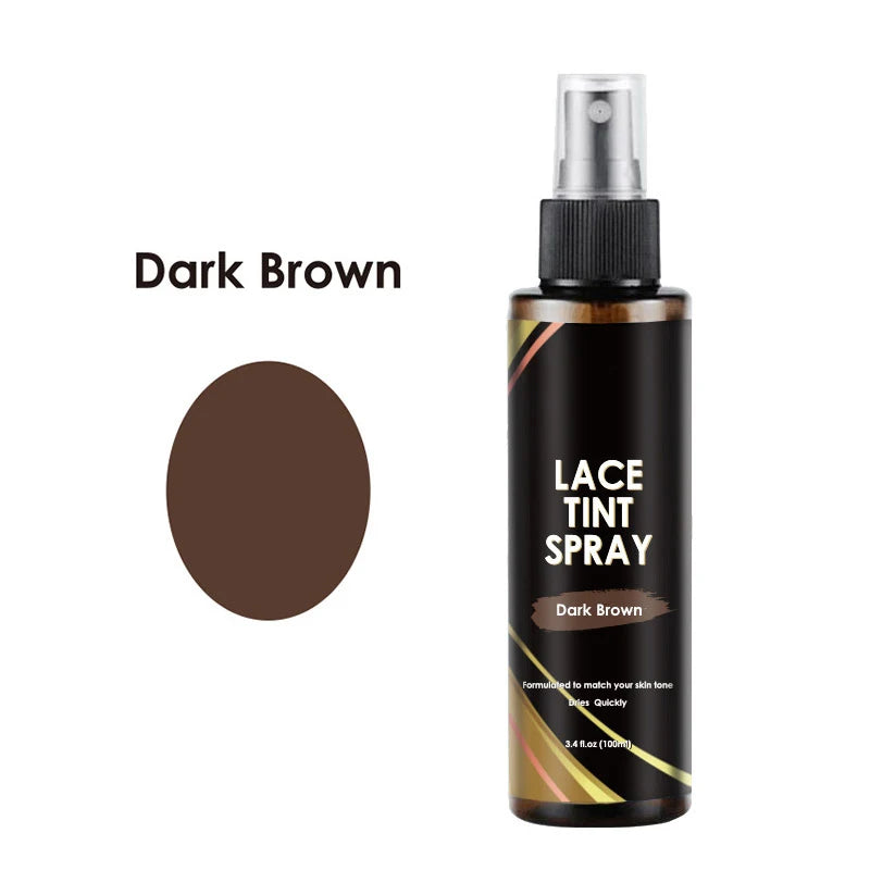 Lace Tint Spray For Wig Seamless Finish 100Ml Lace Tint Melting Mousse For Invisible Hairlines Long Lasting Wig Repair Tools