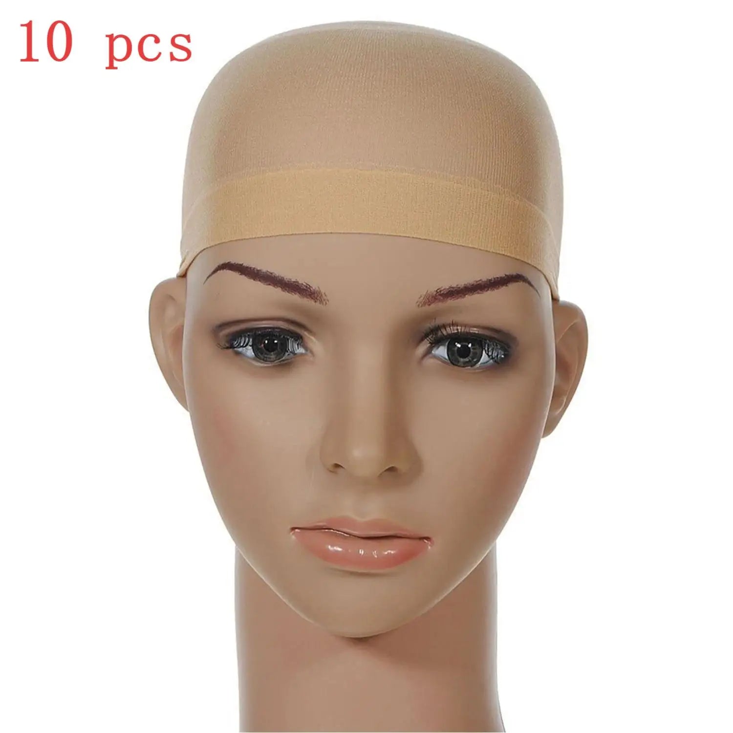 Wig Caps Hair Nets Weave Hairnets 2 10 12 20Pcs/Pack Stocking Wig Caps Stretch Mesh Caps Stocking Caps for Making Wigs Free Size