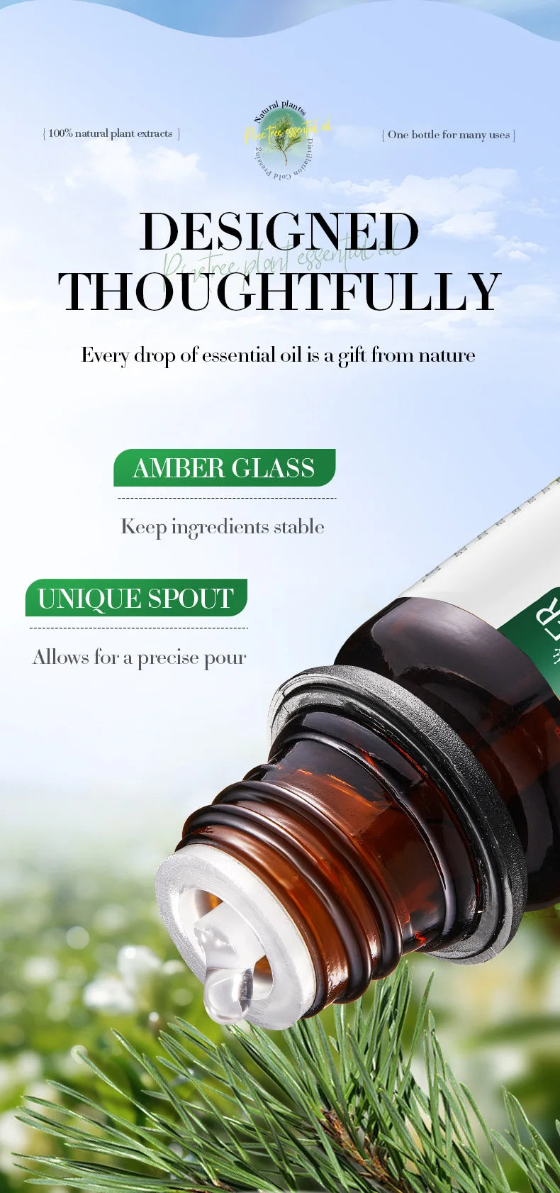 Organic Aromatherapy Essential Oils Pure Plant Oil Diffusers Humidifiers Hair Body Care Candle Making Lavender Chamomile