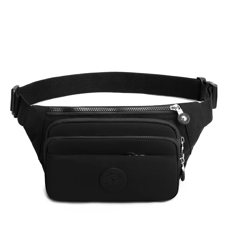 Waist Bags For Women 2024 New Nylon Leisure Solid Color Fanny Pack For Girls Crossbody Chest Bag Belt Waist Packs