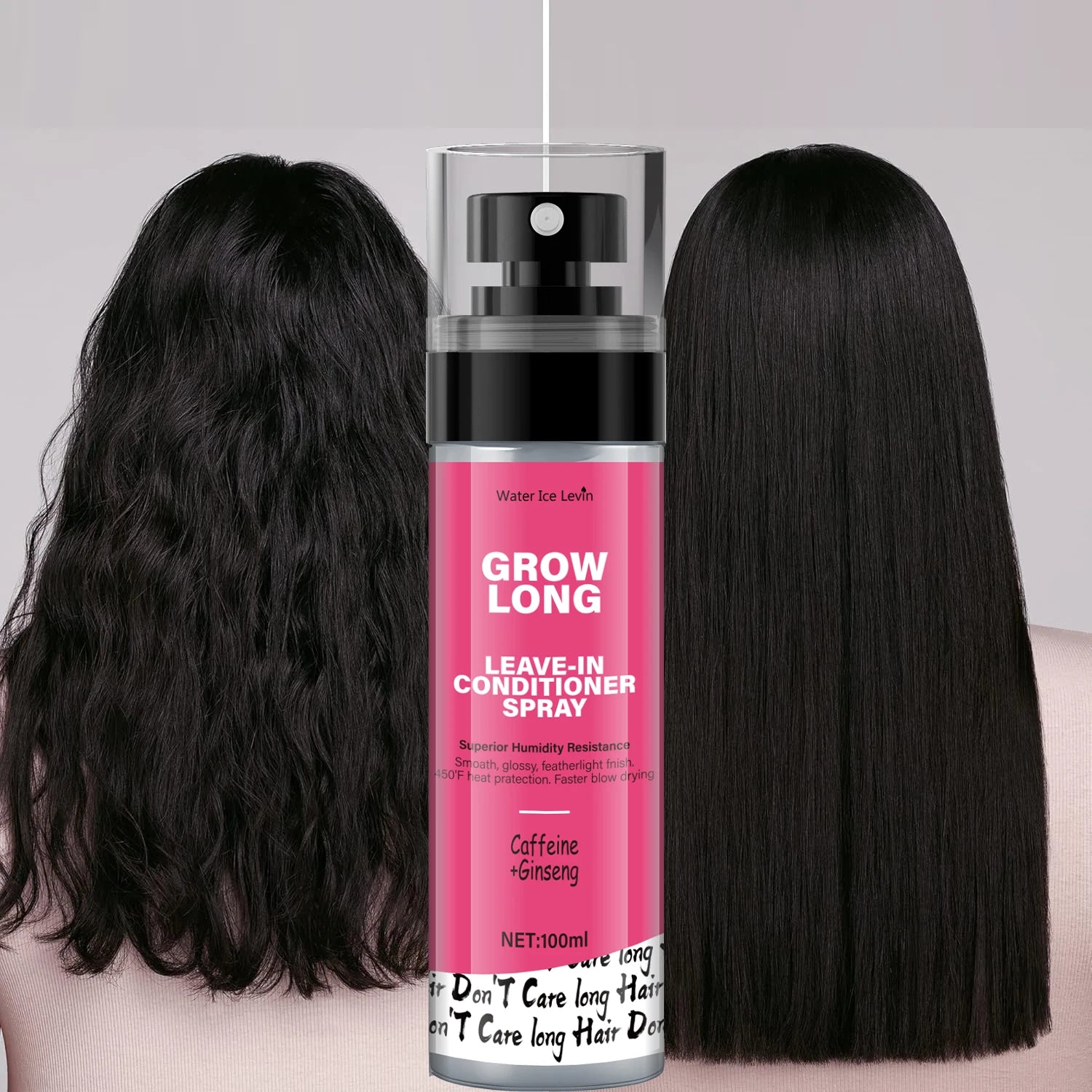 No-Wash Conditioner Spray - Moisturizing, Oil-Controlling, No-Wash Dry Hair Care, Suitable for All Hair Types, Hair Care Essentials for Men and Women