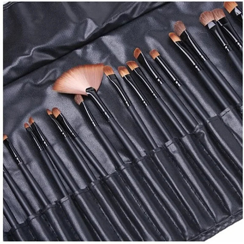 24 pcs Makeup Brush Sets Professional Cosmetics Brushes Eyebrow Powder Foundation Shadows Pinceaux Make Up Tools