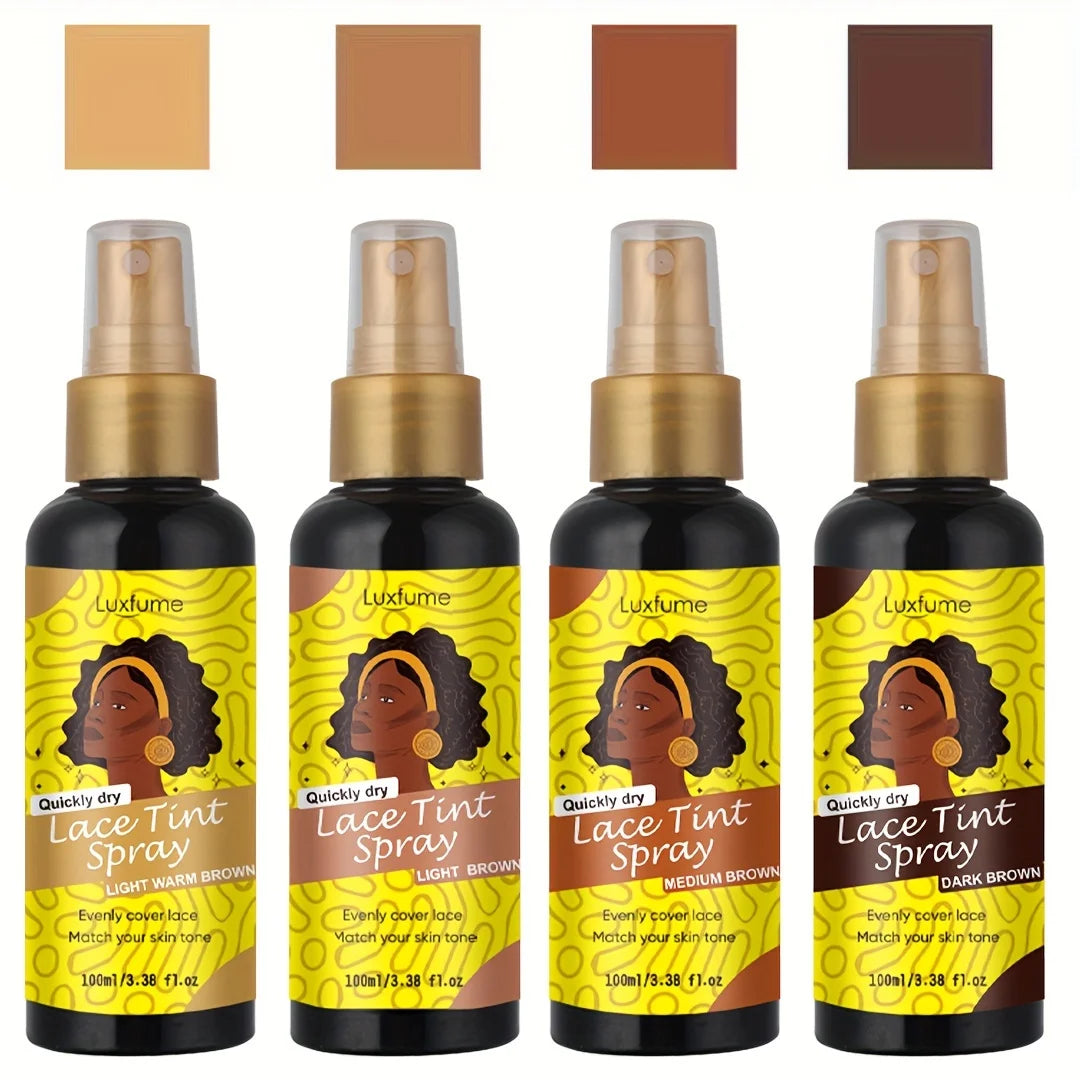 Lace Tint Spray For Wigs,Natural Root Touch Up Hair Spray,Long Lasting Lace Melt Spray,Matches The Skin Colour,Natural Looking
