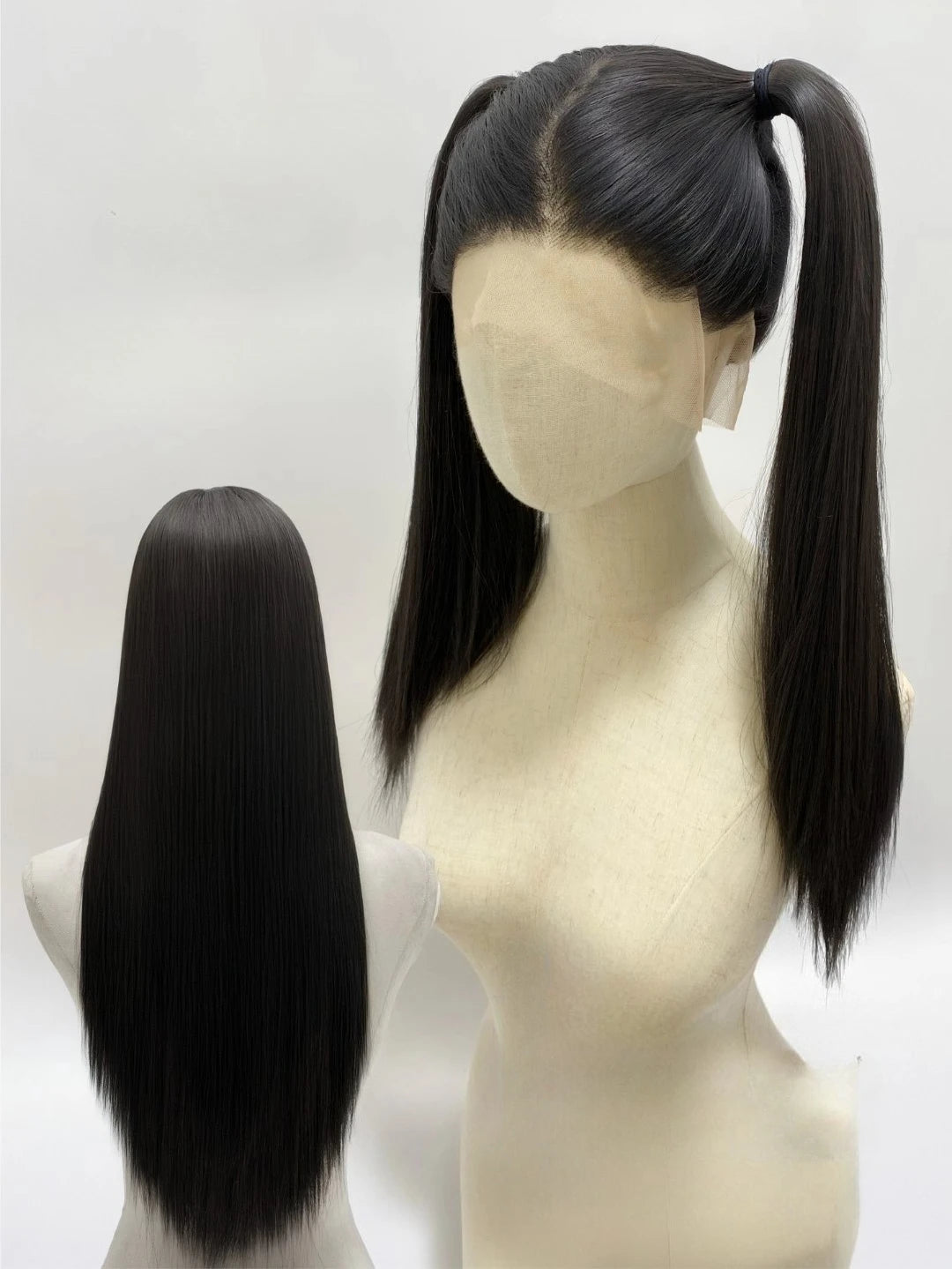 360 Lace Wig 24 Inches Full Lace Frontal Wigs Synthetic Lace Wigs Peluca Cabello Natural Looking Straight Wig Cosplay Pelucas