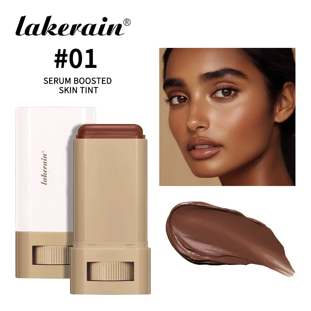 Foundation Stick Balm Skin Bronze Tint Eraser Foundation Stick Smooth Plumper Long-lasting Flawless Makeup Face Beauty Cosmetics