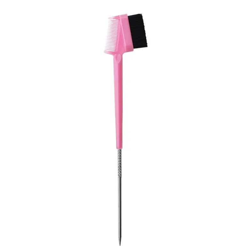 Beauty Edge Brush Comb Vendor Double Sided 3 In 1 Edge Control Brush for Baby Hair Salon Hair Comb Brushes Beauty Tools