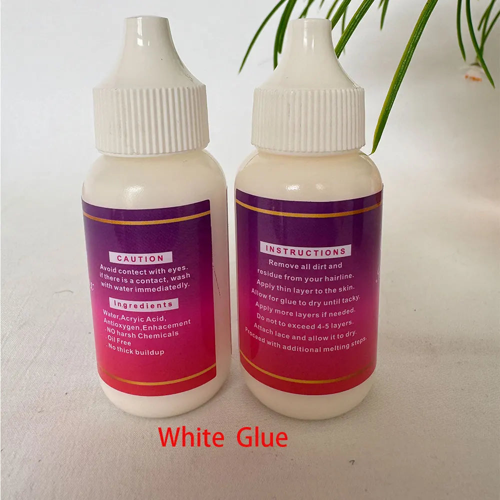 Lace Glue Strong Hold Glue for Wigs and Hair Systems Invisible Bonding Waterproof Hair Replacement Adhesive