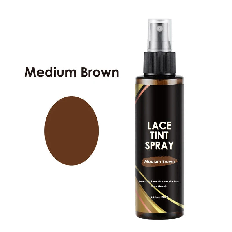 Lace Tint Spray For Wig Seamless Finish 100Ml Lace Tint Melting Mousse For Invisible Hairlines Long Lasting Wig Repair Tools