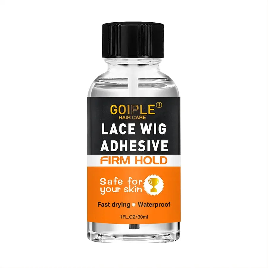 GOIPLE Lace Wig Adhesive Super Firm Hold Safe For Skin Fast Drying Waterproof Glue Invisible Bonding For Natural Hair Perfection
