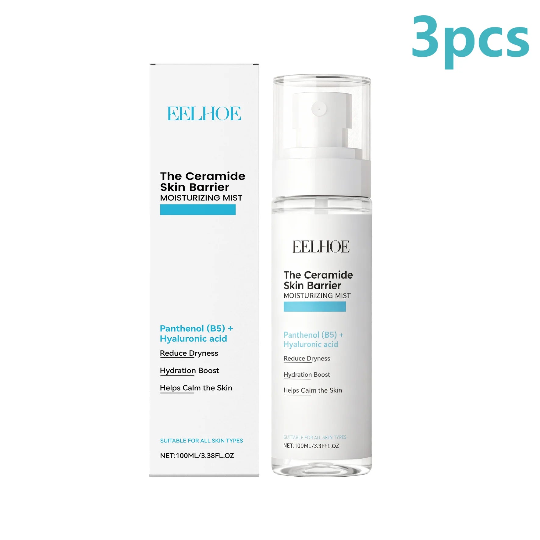 EELHOE Moisturizing Face Mist Hyaluronic Acid Strengthening Skin Barrier Repair Care Soothing Panthenol Hydrating Facial Mist