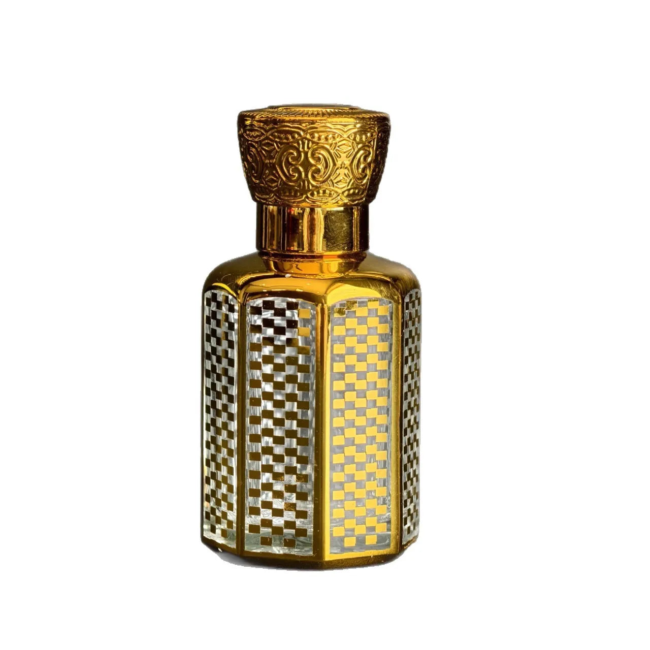 20ML Perfume Bottle Essential Oil Roll On Bottle Luxury Electroplated Glass Container Essential Oil Roll On Glass Bottle