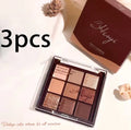 Eyeshadow palette, nine-color chocolate eyeshadow palette, pearlescent matte, large glitter, fine comprehensive palette