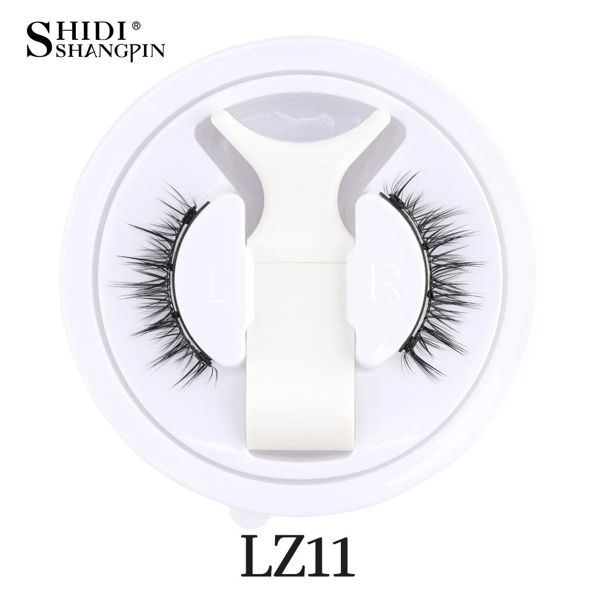 1 Pair Magnetic Lashes For Eye With Winged Ends Soft Reusable Magnetic Eyelashes Natural Look 3D False Lashes Makeup With Tool