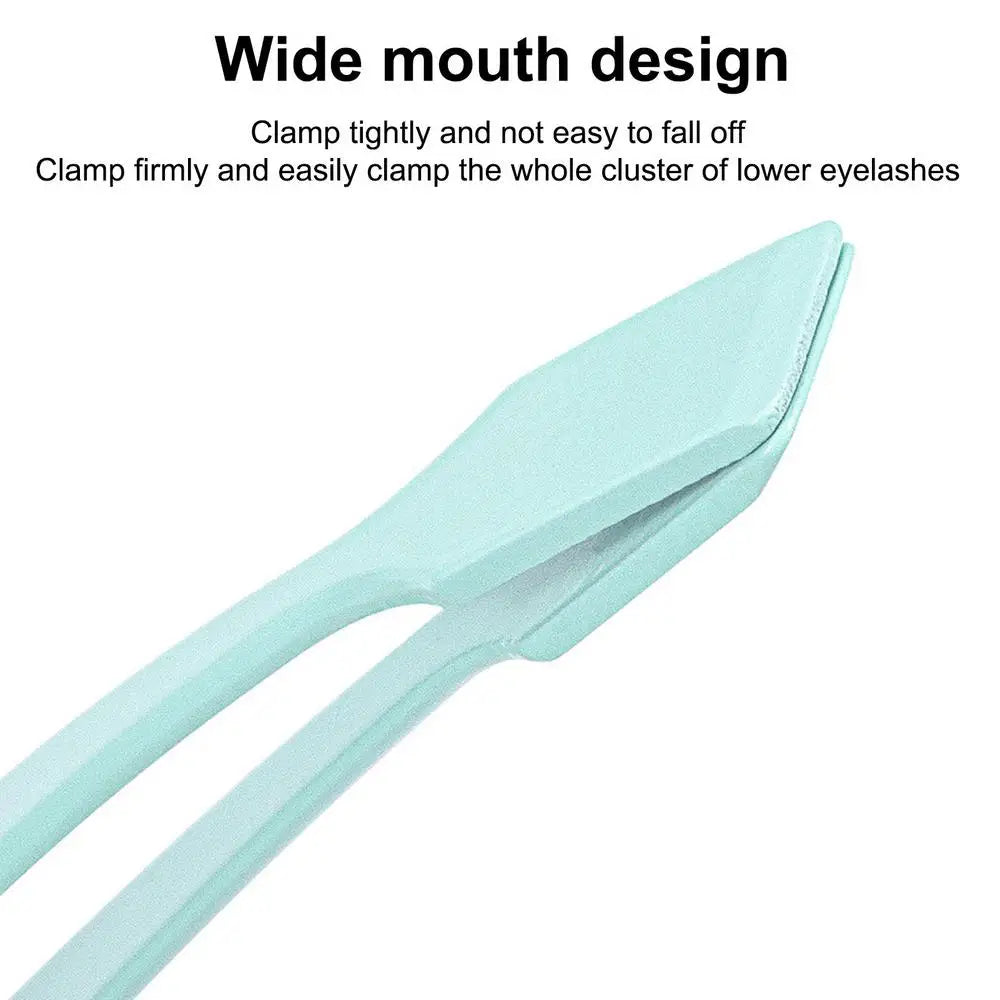 Lash Applicator Tool Eyelash Cluster Applicator Tweezers Non Slip Precise Professional Makeup Tool for Travel Salon Separating